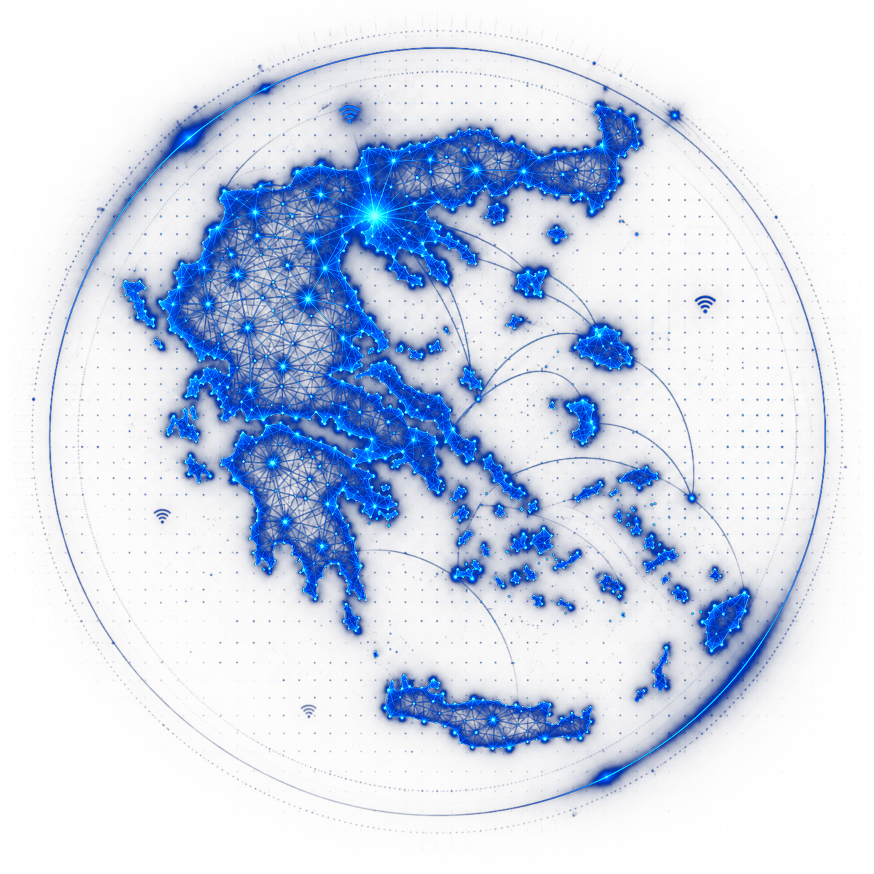 Ψηφιακός χάρτης Ελλάδας FREEWIFI.GR